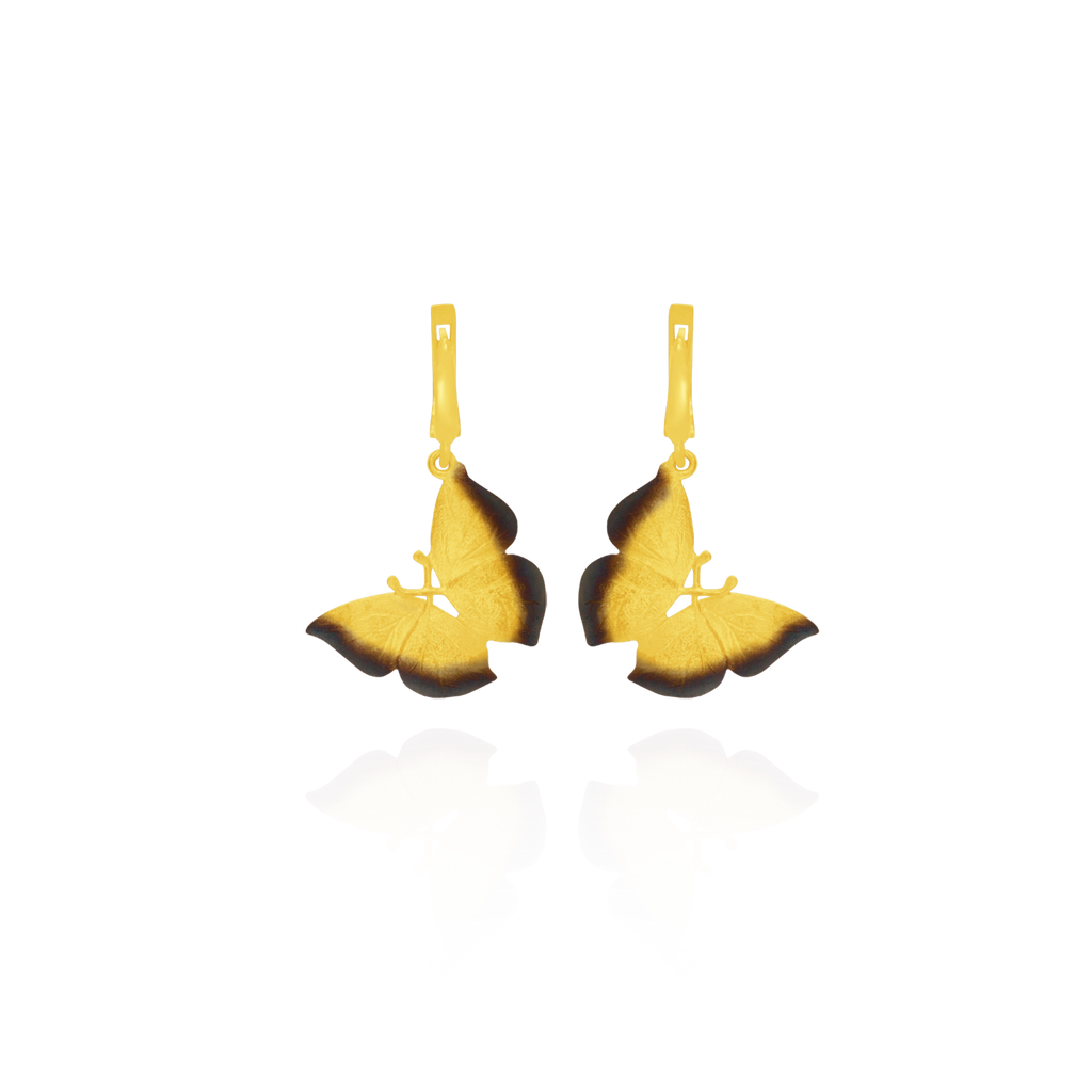 Ember Flying Butterfly Earrings