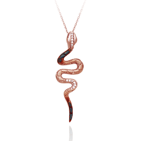 Ember Slinky Snake Pendant