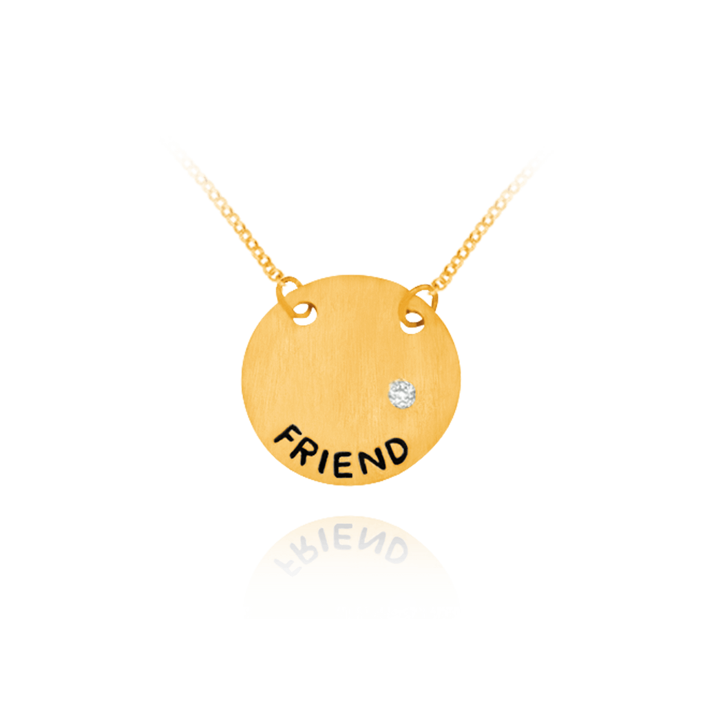 FRIEND Circle Pendant
