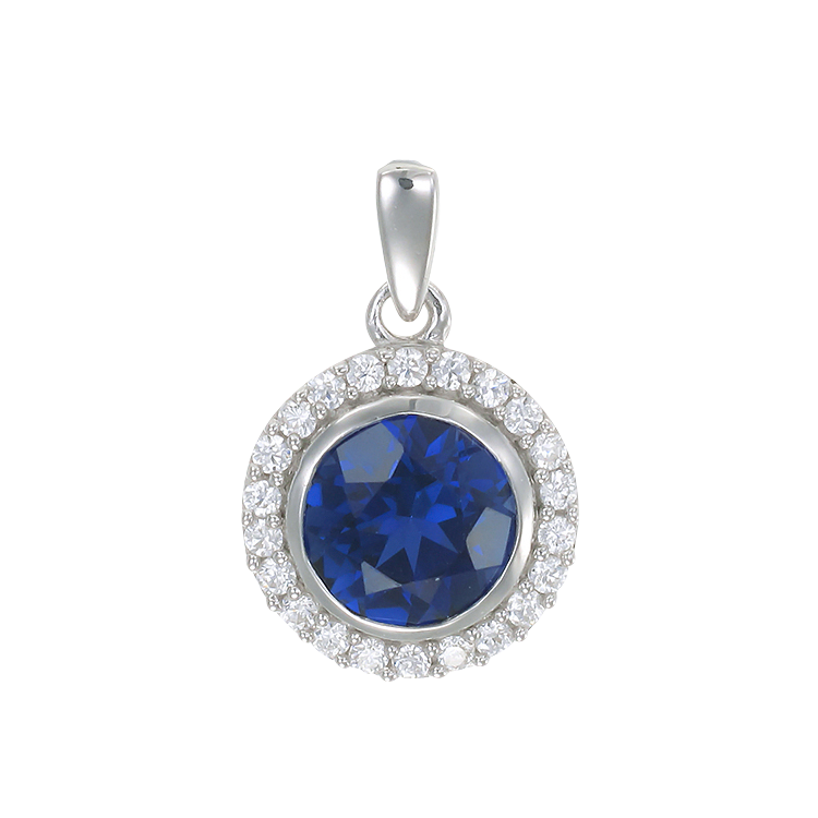 Classic Blue Sapphire Pendant