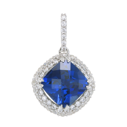 Sumptuous Blue Sapphire Pendant