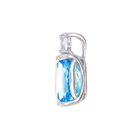 Gorgeous Sparkling Pendant with Passion Topaz and Natural White Topaz