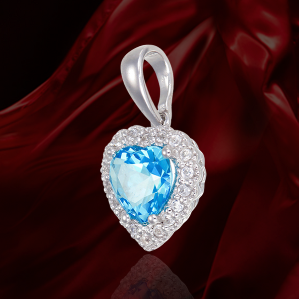 Luscious Passion Topaz Heart Pendant – Karina Ariana