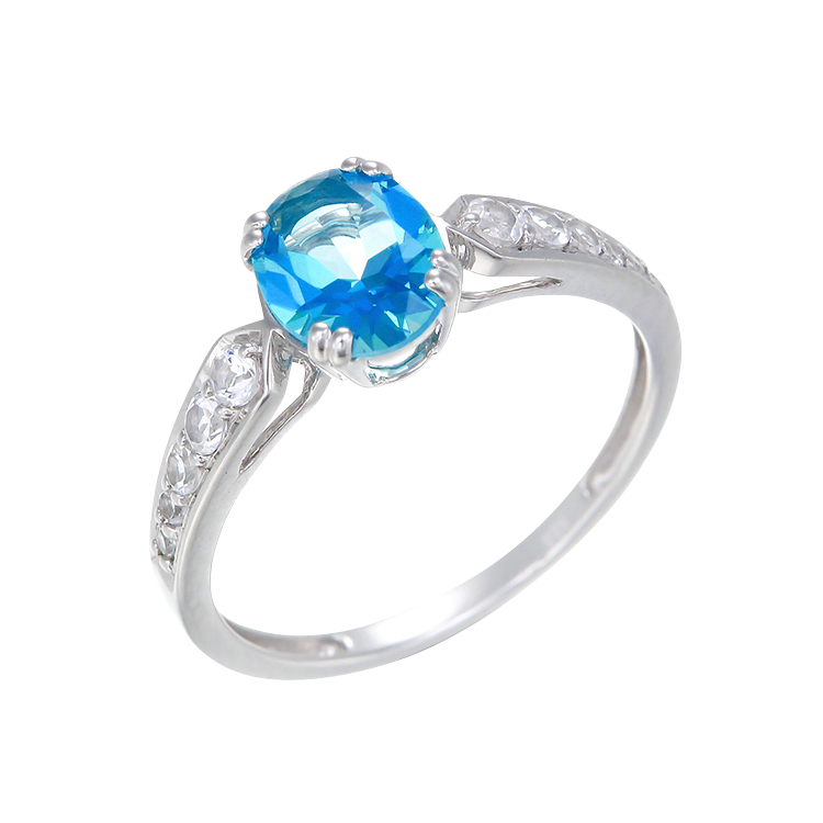 Classically Elegant Passion Topaz Ring