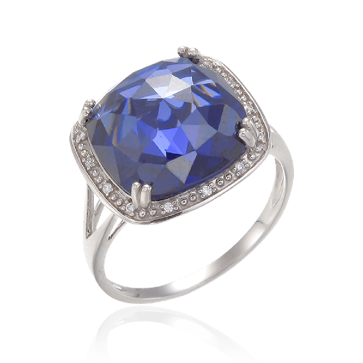 Luscious Blue Cocktail Ring