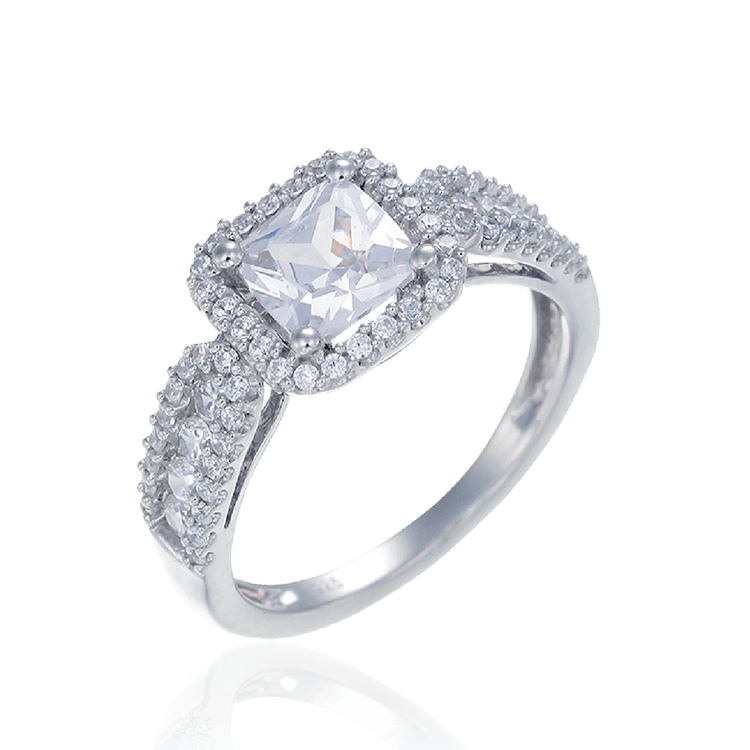Luscious Ring with Halo Setting